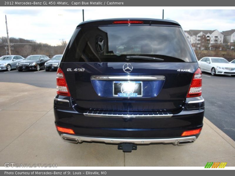 Capri Blue Metallic / Cashmere 2012 Mercedes-Benz GL 450 4Matic