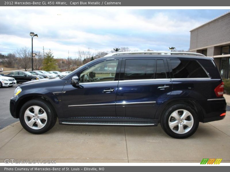 Capri Blue Metallic / Cashmere 2012 Mercedes-Benz GL 450 4Matic