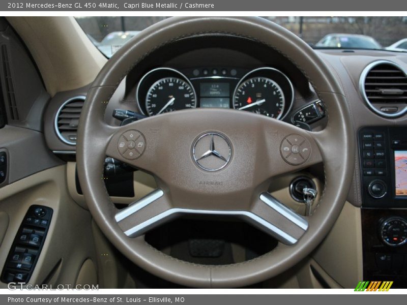 Capri Blue Metallic / Cashmere 2012 Mercedes-Benz GL 450 4Matic