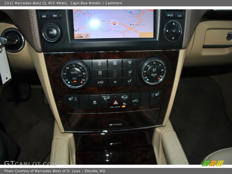 Capri Blue Metallic / Cashmere 2012 Mercedes-Benz GL 450 4Matic