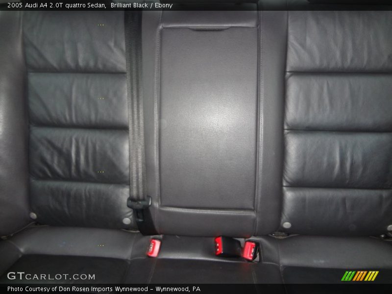 Brilliant Black / Ebony 2005 Audi A4 2.0T quattro Sedan