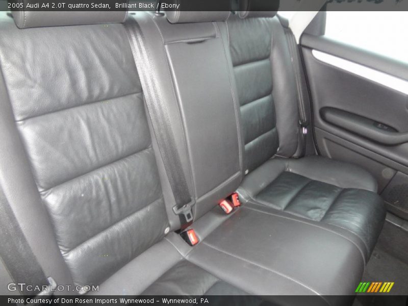 Brilliant Black / Ebony 2005 Audi A4 2.0T quattro Sedan