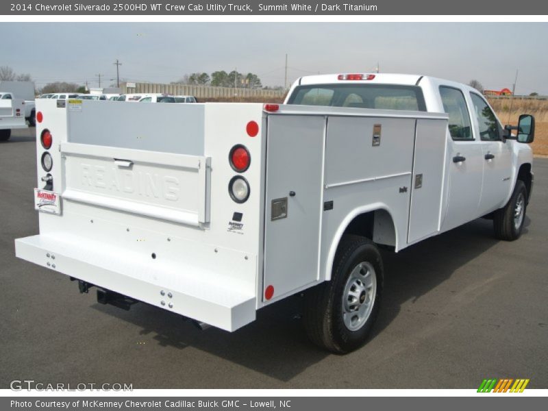 Summit White / Dark Titanium 2014 Chevrolet Silverado 2500HD WT Crew Cab Utlity Truck