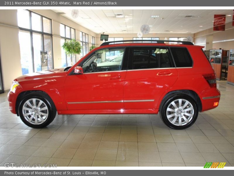 Mars Red / Almond/Black 2011 Mercedes-Benz GLK 350 4Matic