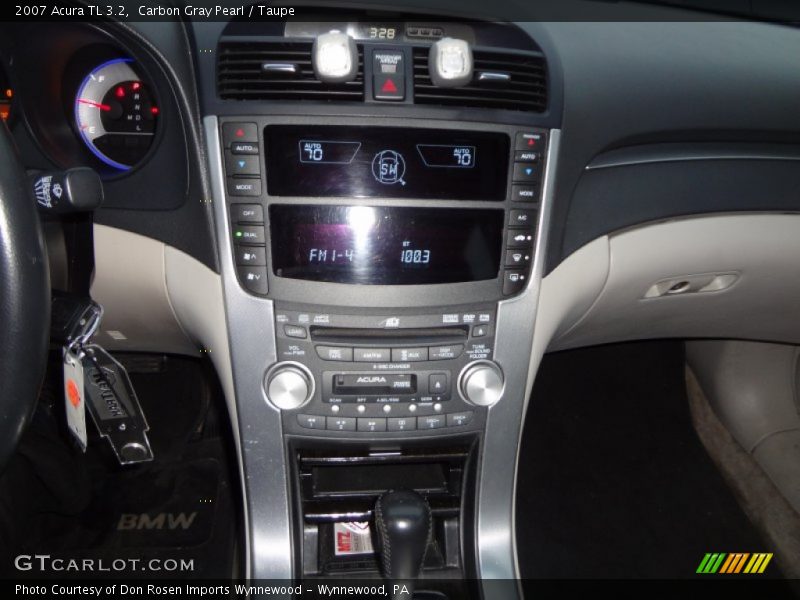 Carbon Gray Pearl / Taupe 2007 Acura TL 3.2