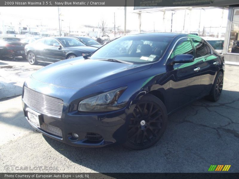 Navy Blue Metallic / Charcoal 2009 Nissan Maxima 3.5 S