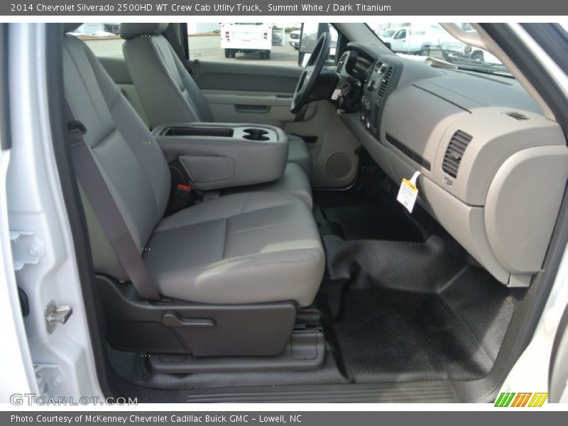 Summit White / Dark Titanium 2014 Chevrolet Silverado 2500HD WT Crew Cab Utlity Truck