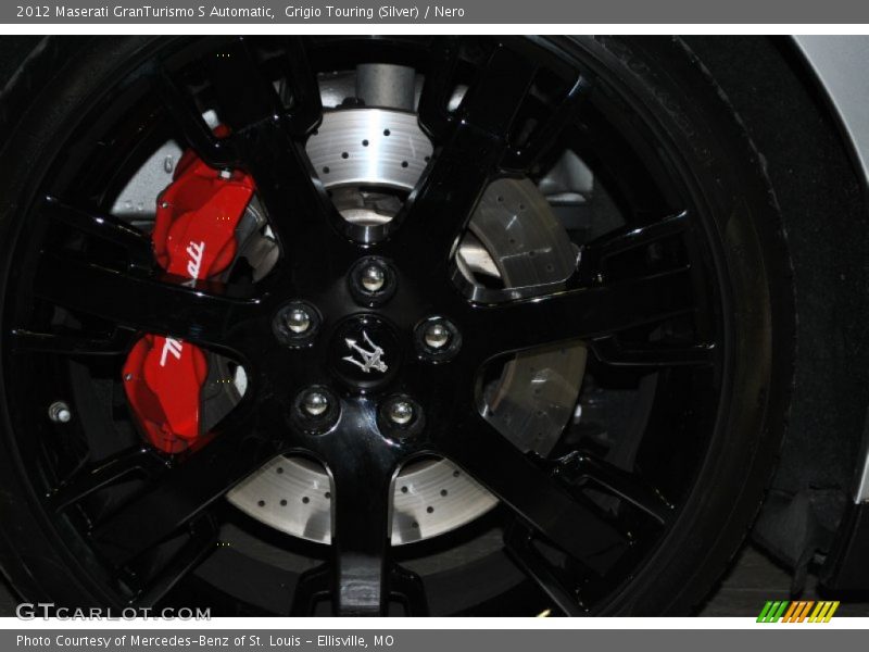 Grigio Touring (Silver) / Nero 2012 Maserati GranTurismo S Automatic
