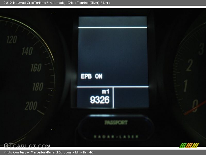 Grigio Touring (Silver) / Nero 2012 Maserati GranTurismo S Automatic