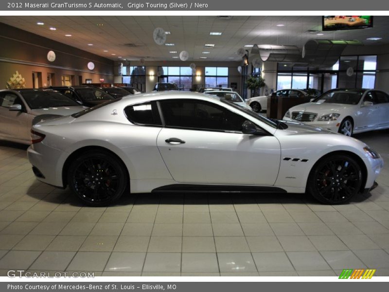 Grigio Touring (Silver) / Nero 2012 Maserati GranTurismo S Automatic