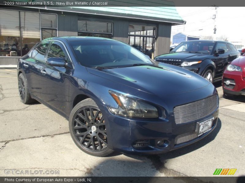Navy Blue Metallic / Charcoal 2009 Nissan Maxima 3.5 S