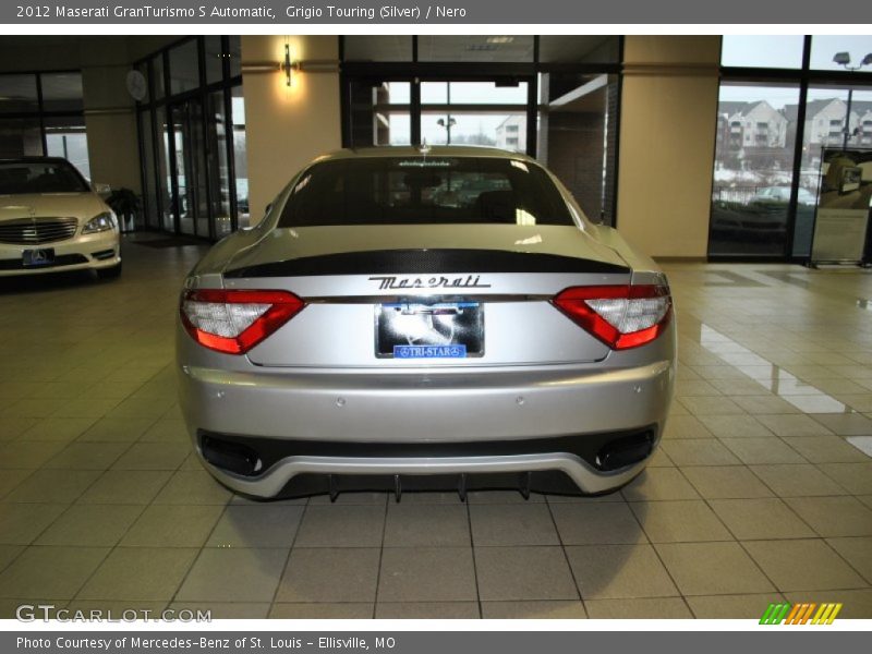 Grigio Touring (Silver) / Nero 2012 Maserati GranTurismo S Automatic