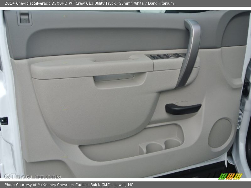Summit White / Dark Titanium 2014 Chevrolet Silverado 3500HD WT Crew Cab Utility Truck