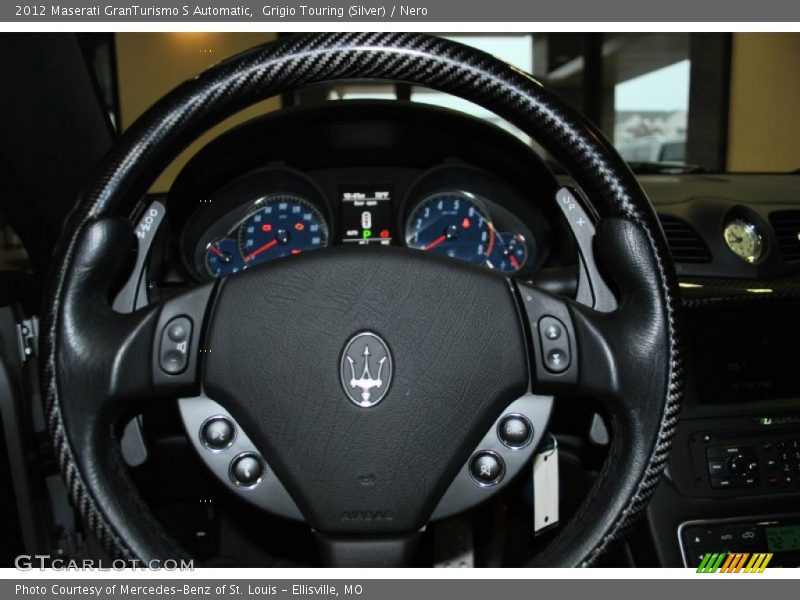Grigio Touring (Silver) / Nero 2012 Maserati GranTurismo S Automatic
