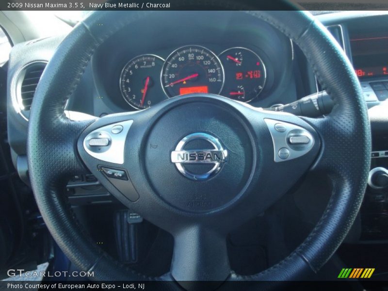 Navy Blue Metallic / Charcoal 2009 Nissan Maxima 3.5 S