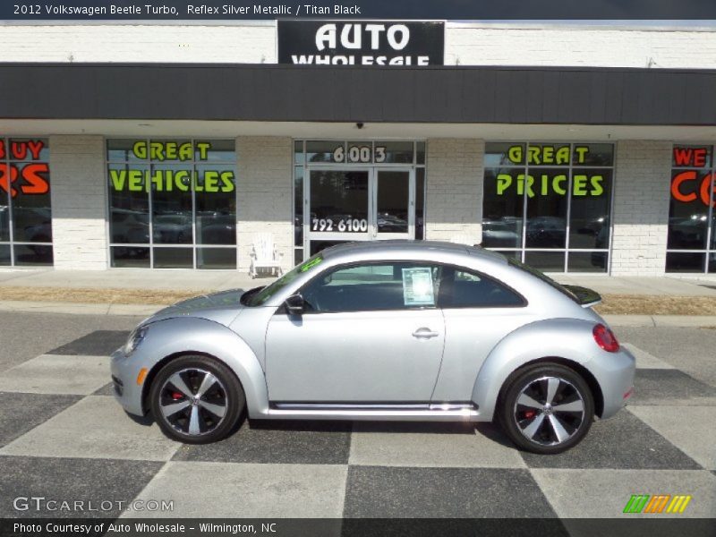 Reflex Silver Metallic / Titan Black 2012 Volkswagen Beetle Turbo