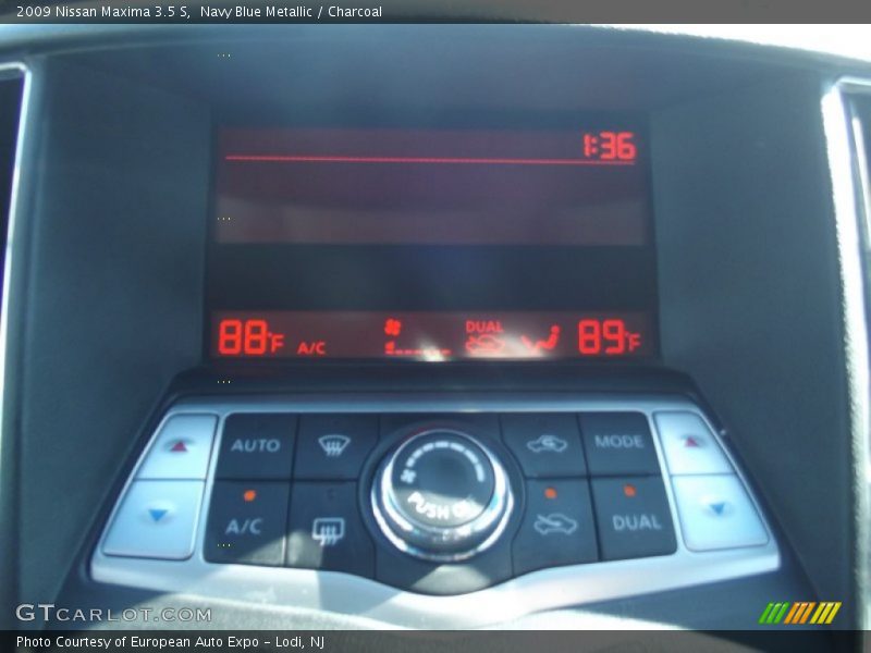 Navy Blue Metallic / Charcoal 2009 Nissan Maxima 3.5 S