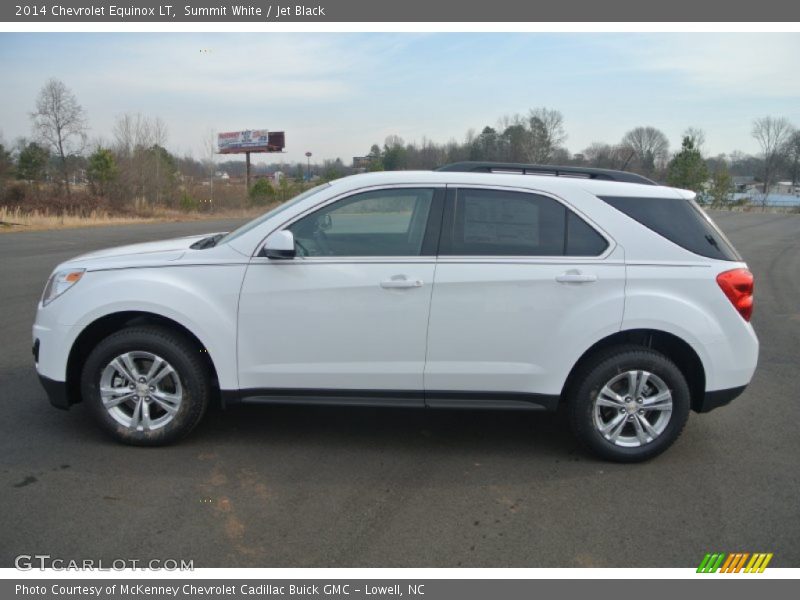 Summit White / Jet Black 2014 Chevrolet Equinox LT