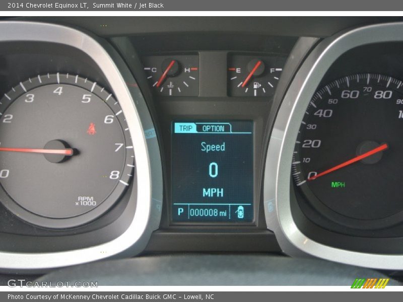 Summit White / Jet Black 2014 Chevrolet Equinox LT