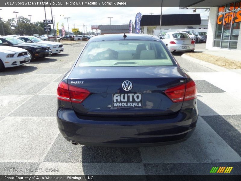Night Blue Metallic / Cornsilk Beige 2013 Volkswagen Passat 2.5L SE