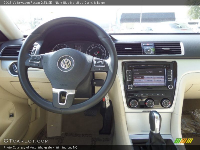 Night Blue Metallic / Cornsilk Beige 2013 Volkswagen Passat 2.5L SE