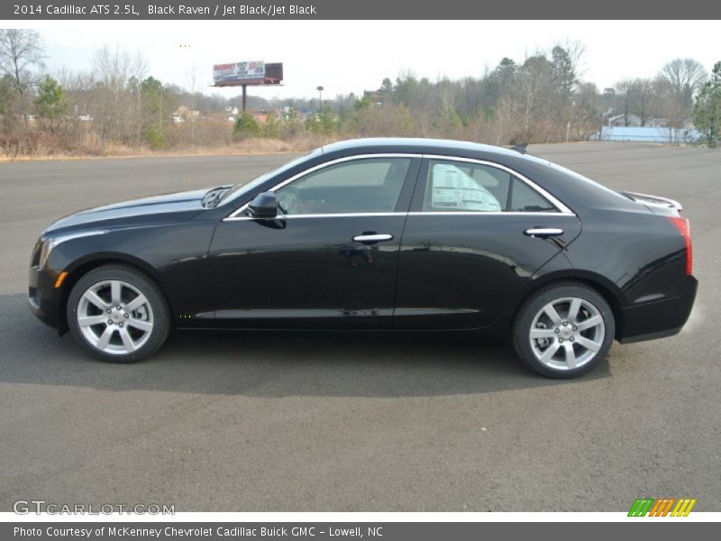 Black Raven / Jet Black/Jet Black 2014 Cadillac ATS 2.5L