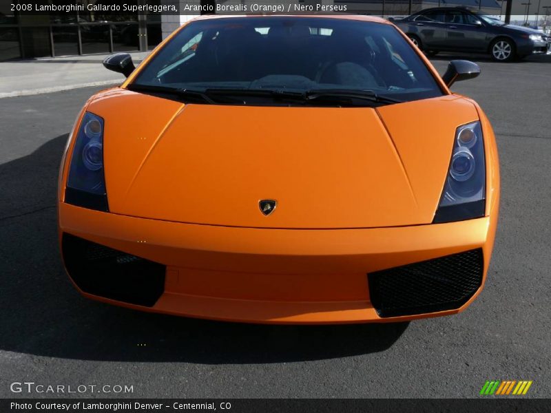 Arancio Borealis (Orange) / Nero Perseus 2008 Lamborghini Gallardo Superleggera
