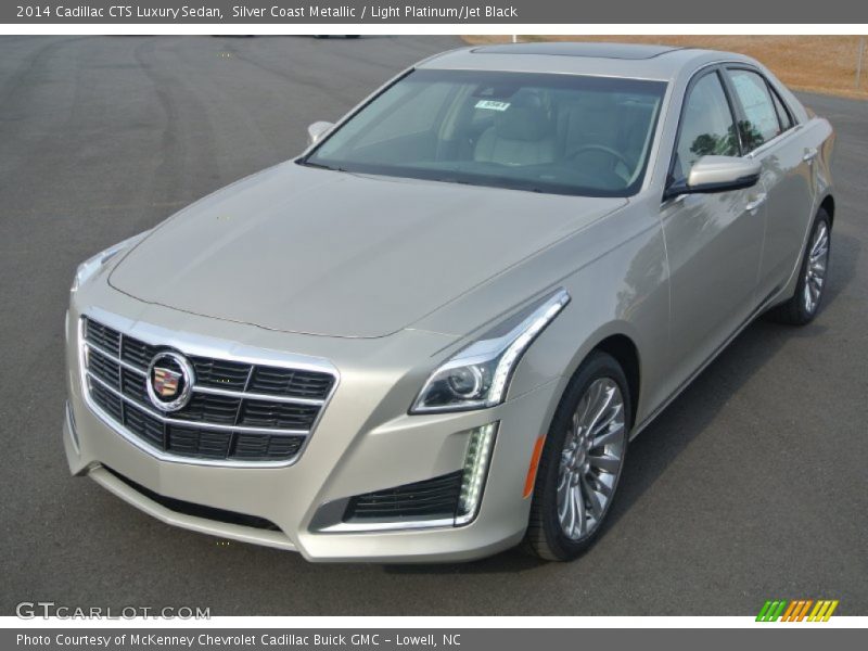 Silver Coast Metallic / Light Platinum/Jet Black 2014 Cadillac CTS Luxury Sedan