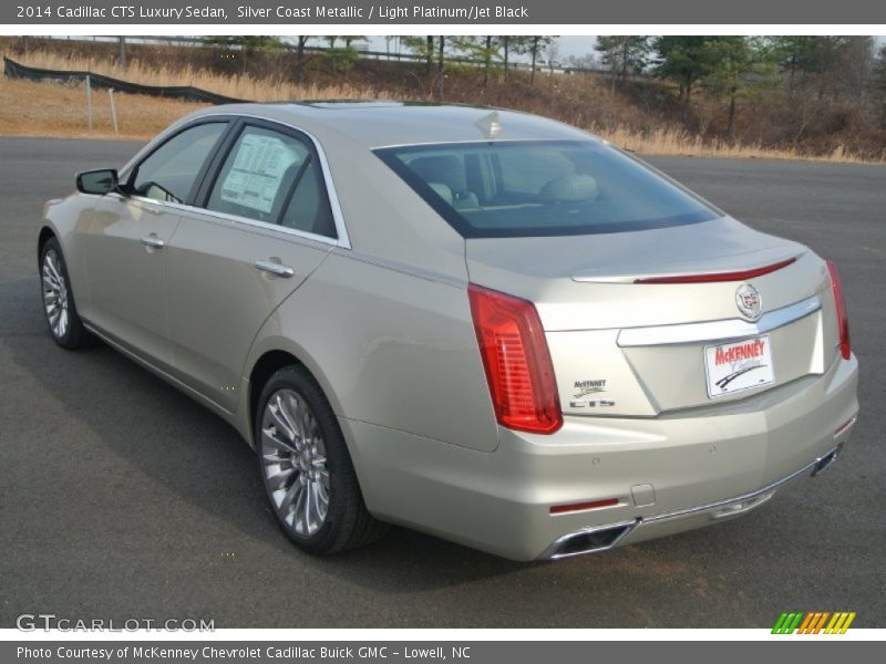 Silver Coast Metallic / Light Platinum/Jet Black 2014 Cadillac CTS Luxury Sedan