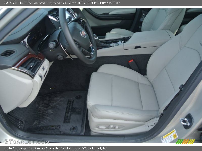 Silver Coast Metallic / Light Platinum/Jet Black 2014 Cadillac CTS Luxury Sedan