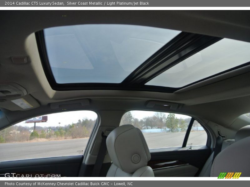 Silver Coast Metallic / Light Platinum/Jet Black 2014 Cadillac CTS Luxury Sedan