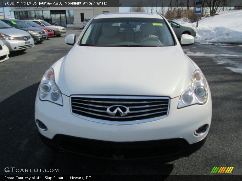 Moonlight White / Wheat 2008 Infiniti EX 35 Journey AWD