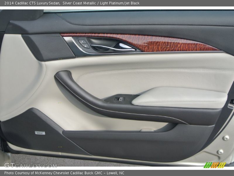 Silver Coast Metallic / Light Platinum/Jet Black 2014 Cadillac CTS Luxury Sedan