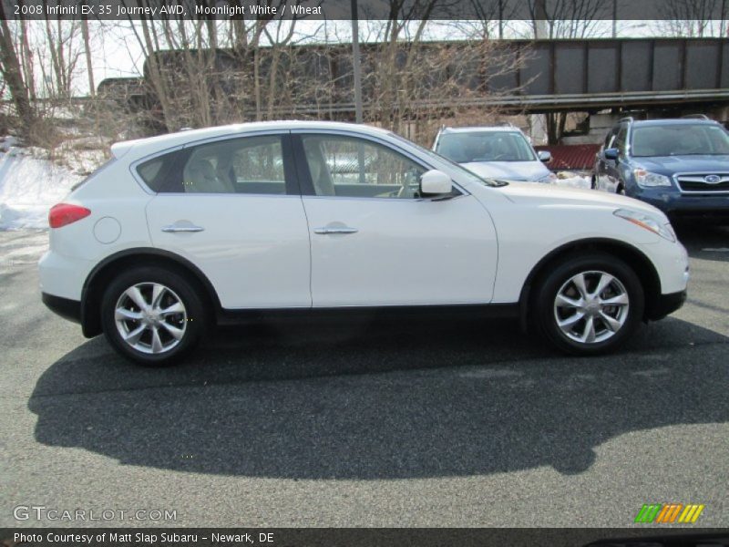 Moonlight White / Wheat 2008 Infiniti EX 35 Journey AWD