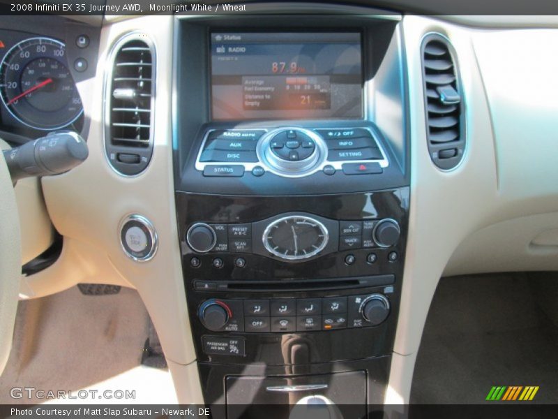 Moonlight White / Wheat 2008 Infiniti EX 35 Journey AWD