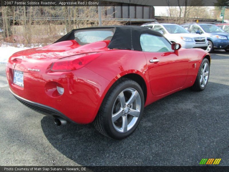 Aggressive Red / Ebony 2007 Pontiac Solstice Roadster