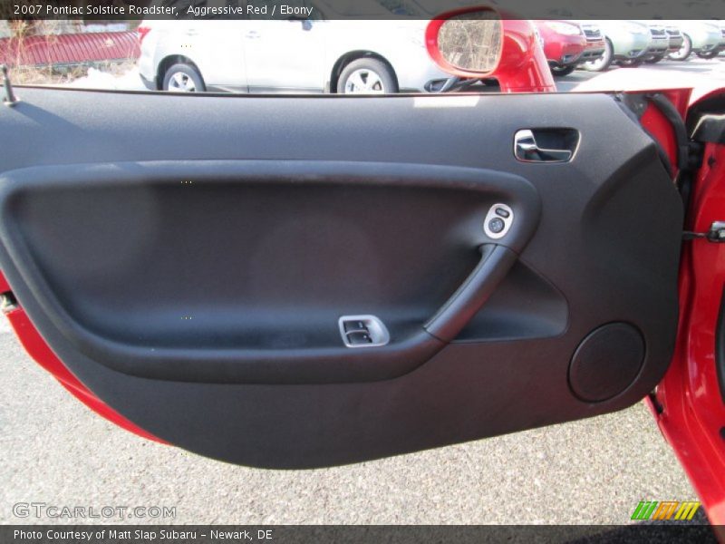 Aggressive Red / Ebony 2007 Pontiac Solstice Roadster