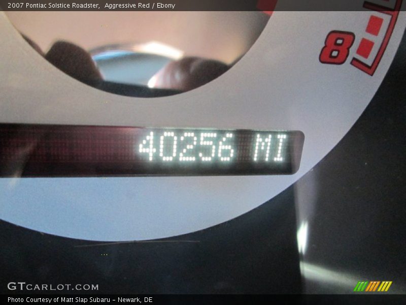 Aggressive Red / Ebony 2007 Pontiac Solstice Roadster