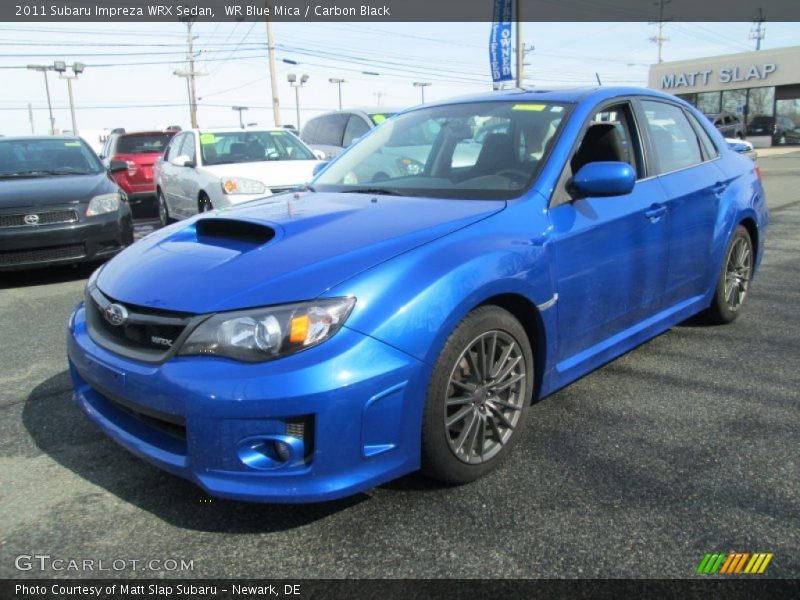 WR Blue Mica / Carbon Black 2011 Subaru Impreza WRX Sedan
