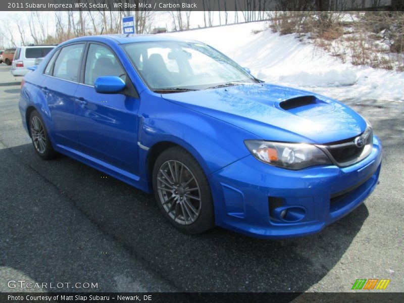 WR Blue Mica / Carbon Black 2011 Subaru Impreza WRX Sedan
