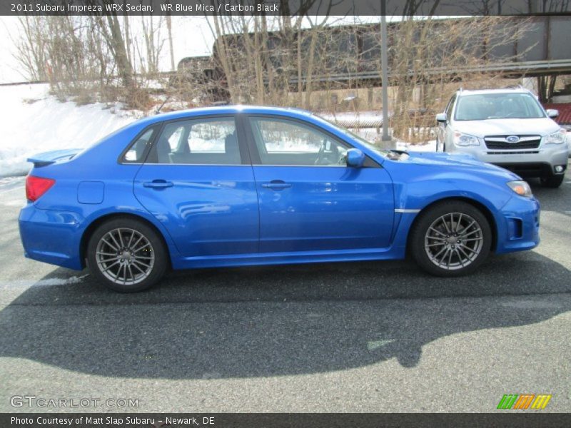 WR Blue Mica / Carbon Black 2011 Subaru Impreza WRX Sedan