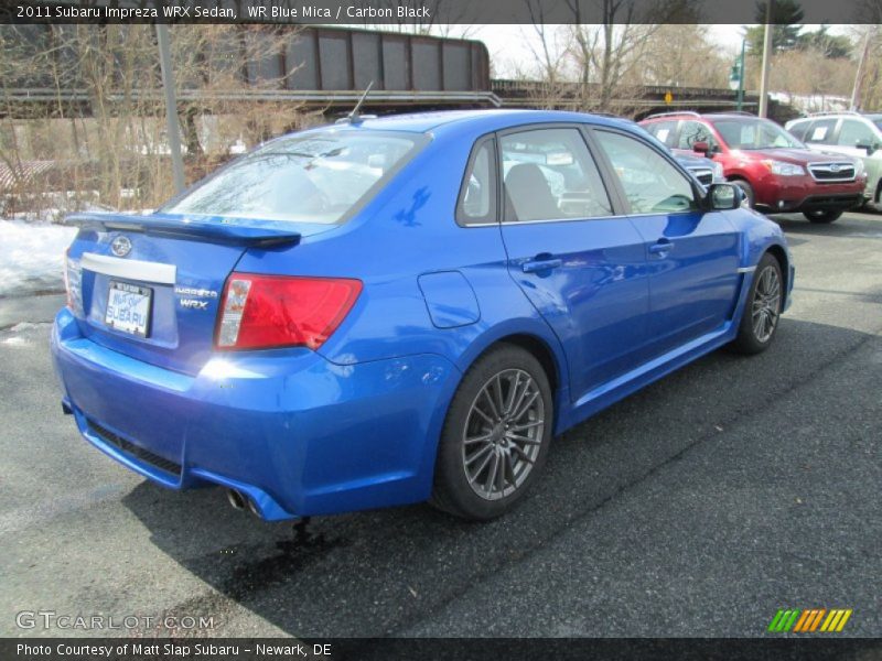 WR Blue Mica / Carbon Black 2011 Subaru Impreza WRX Sedan
