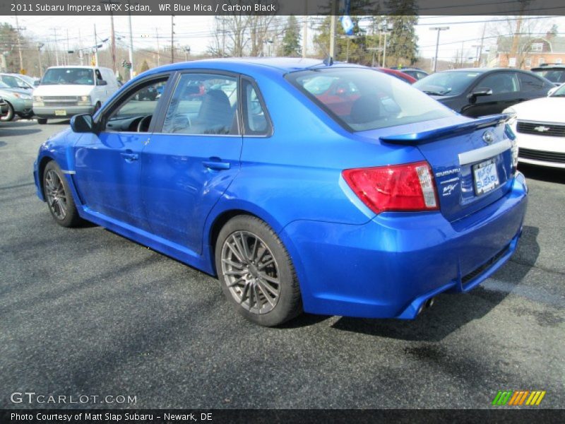 WR Blue Mica / Carbon Black 2011 Subaru Impreza WRX Sedan