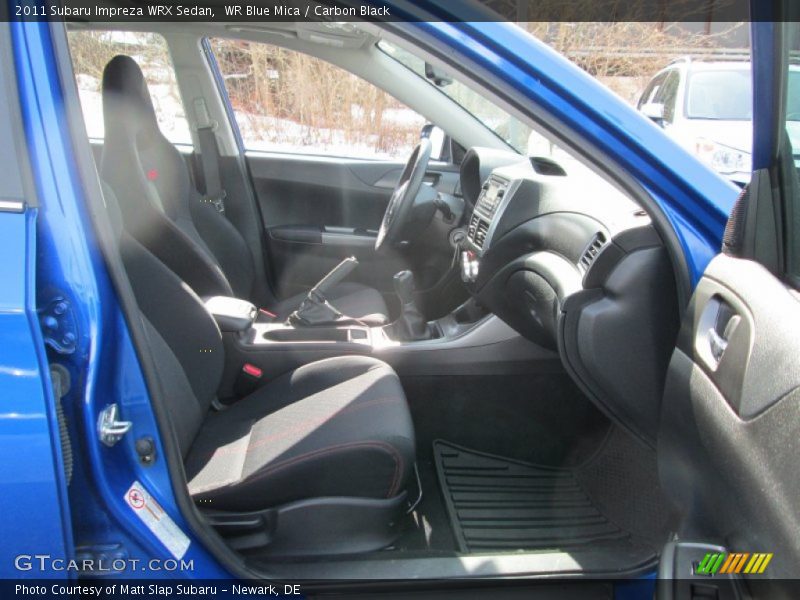 WR Blue Mica / Carbon Black 2011 Subaru Impreza WRX Sedan