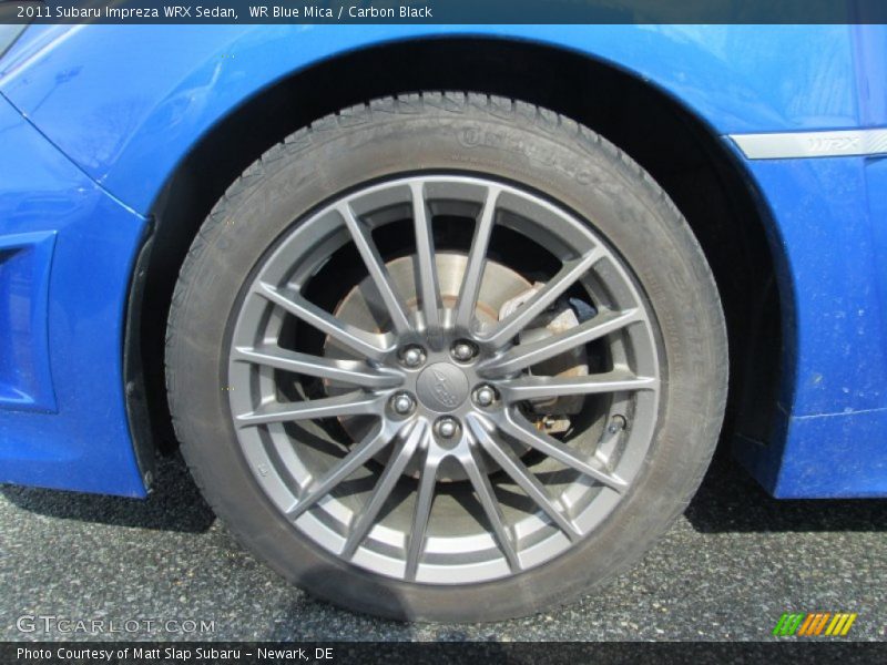 WR Blue Mica / Carbon Black 2011 Subaru Impreza WRX Sedan