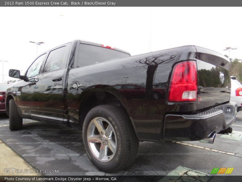 Black / Black/Diesel Gray 2013 Ram 1500 Express Crew Cab