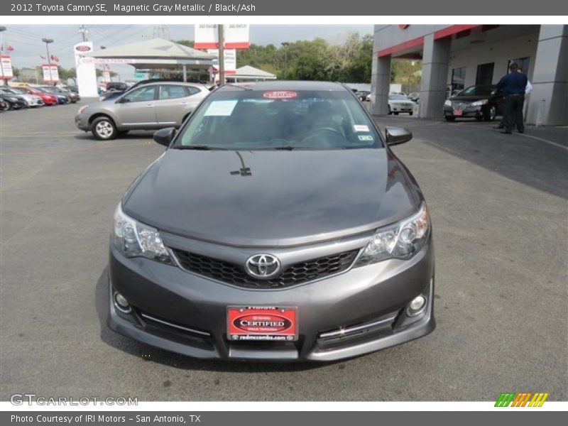 Magnetic Gray Metallic / Black/Ash 2012 Toyota Camry SE