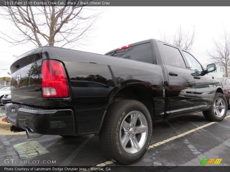 Black / Black/Diesel Gray 2013 Ram 1500 Express Crew Cab