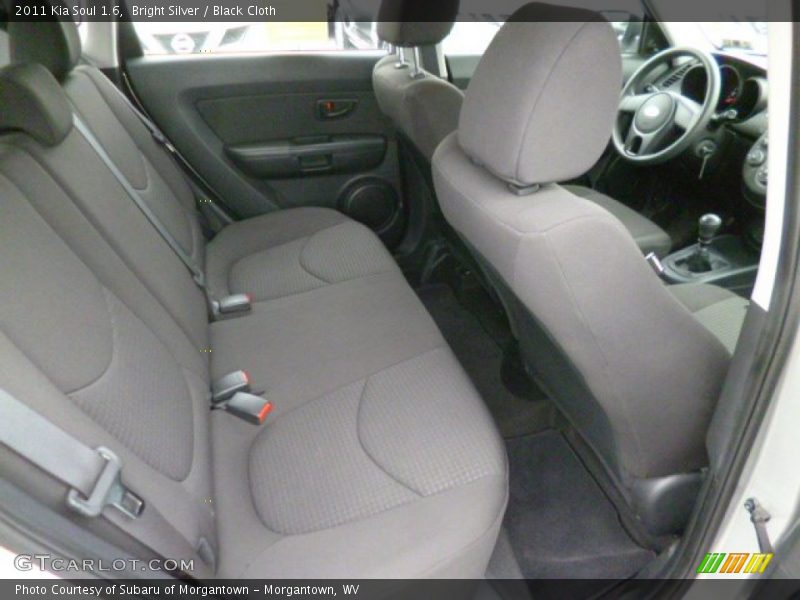 Bright Silver / Black Cloth 2011 Kia Soul 1.6