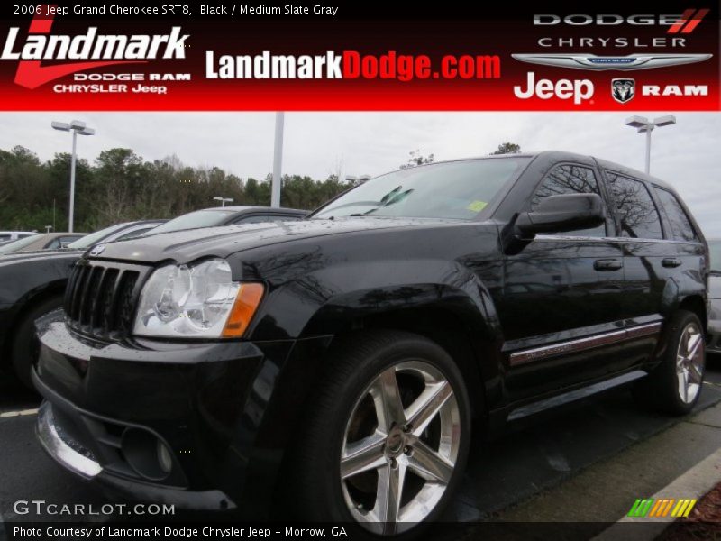 Black / Medium Slate Gray 2006 Jeep Grand Cherokee SRT8